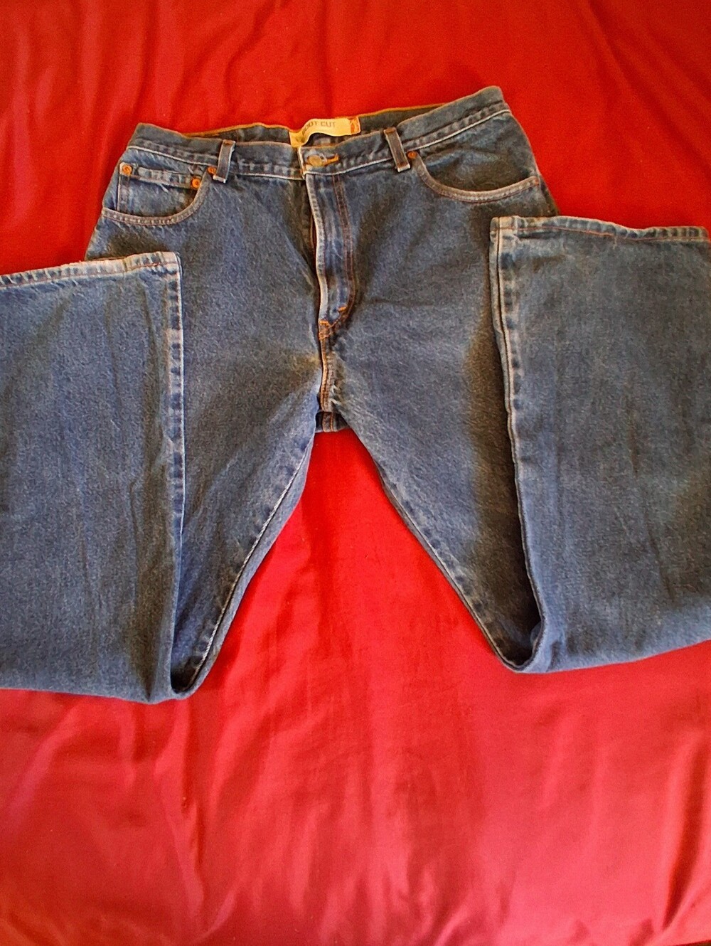 Levis 517 Boot Cut 36x30 Denim Blue Jeans Pre-Owned Vintage Excellent Condition